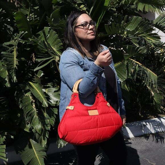 NWT Kate Spade Charlie Puffer Shoulder Bag Red $295 - Picture 3 of 15